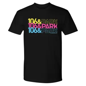106 & Park Repeat Logo Adult Short Sleeve T-Shirt