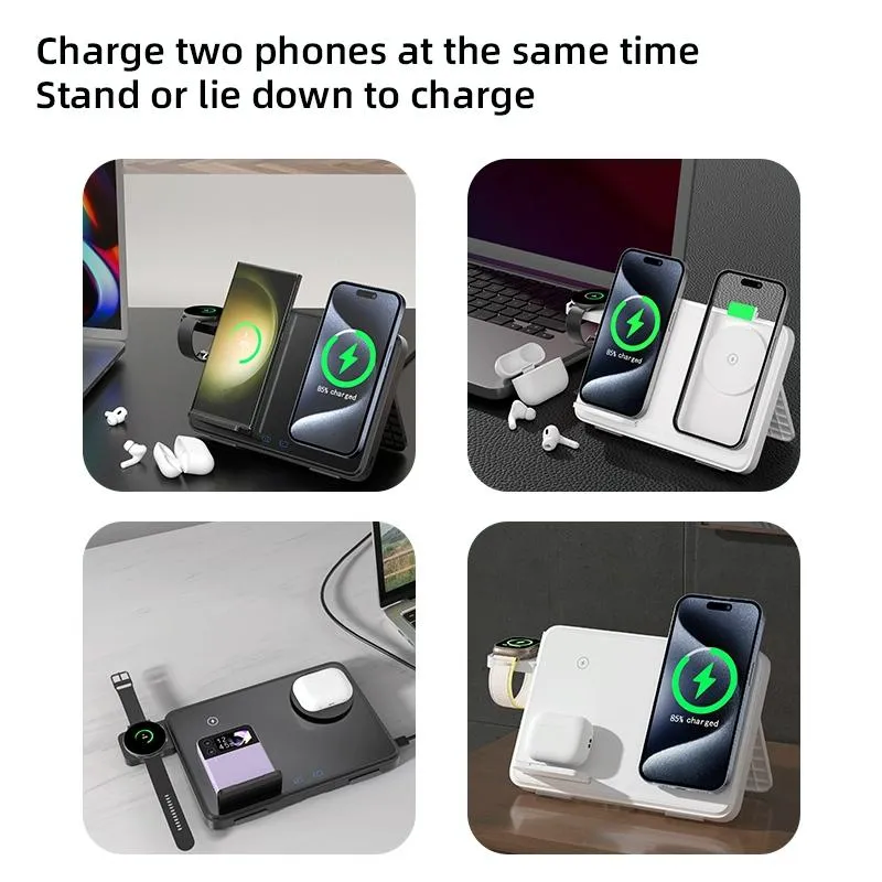 15W Magnetic Wireless Charger With Night Light