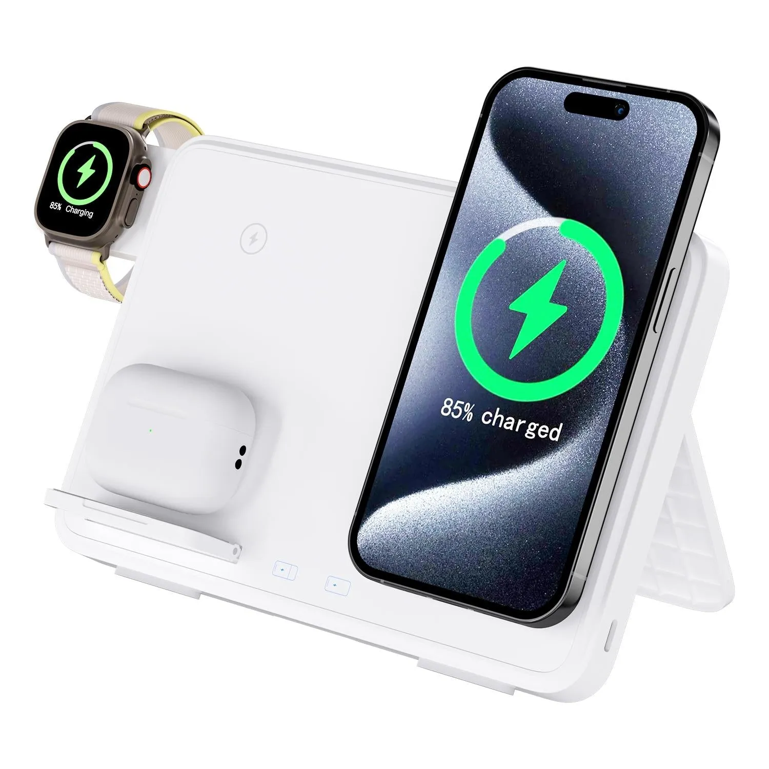 15W Magnetic Wireless Charger With Night Light