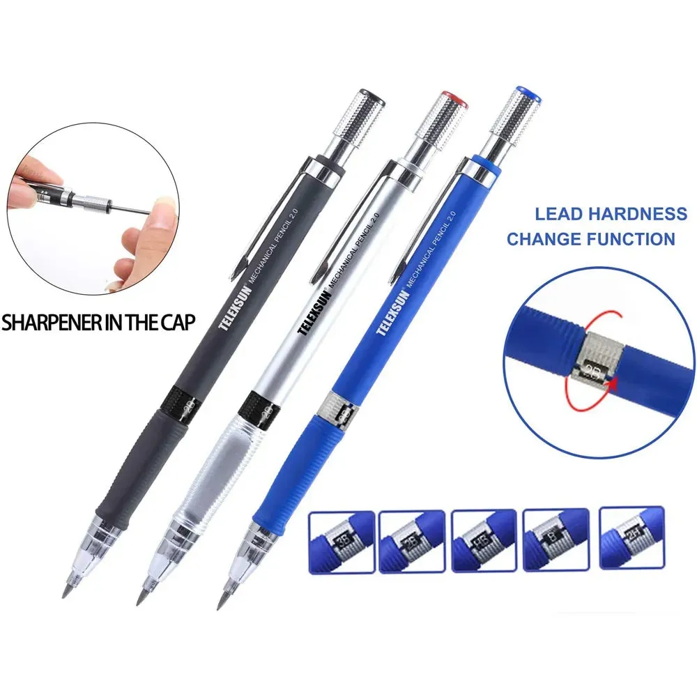 2.0mm Mechanical Pencil Set 2b Lead Refills Kawaii Stationery