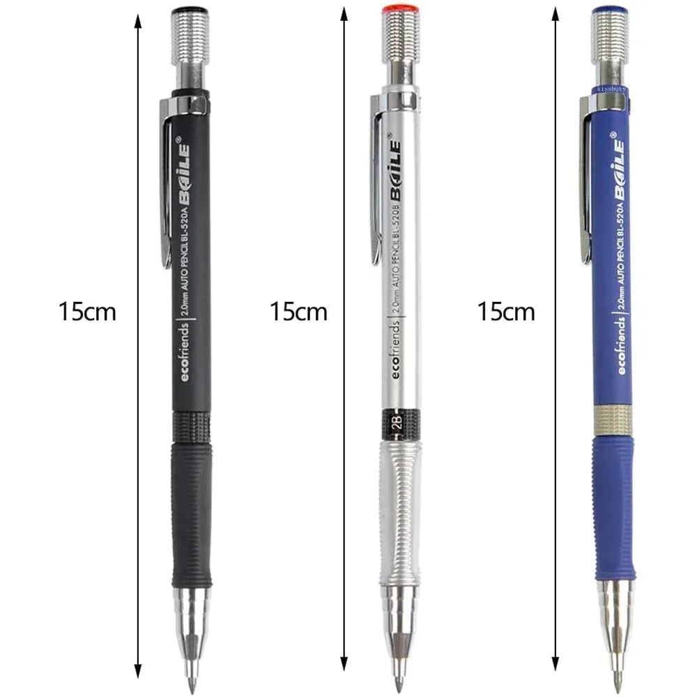 2.0mm Mechanical Pencil Set 2b Lead Refills Kawaii Stationery