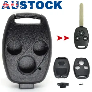 3 Buttons Car Remote Key Shell Case Cover | Replacement | FOR HONDA ACCORD 2003-2012