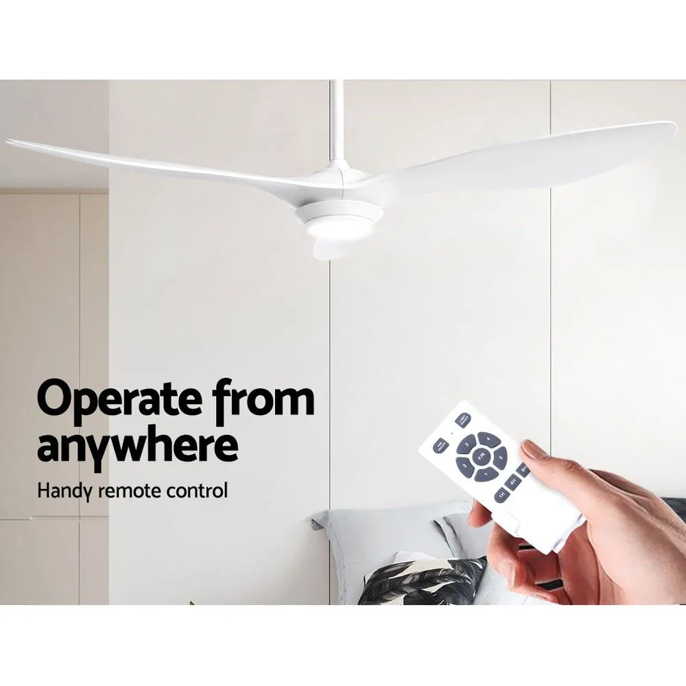52'' Ceiling Fan with Light & Remote DC Motor | 3 Blades | 1300mm