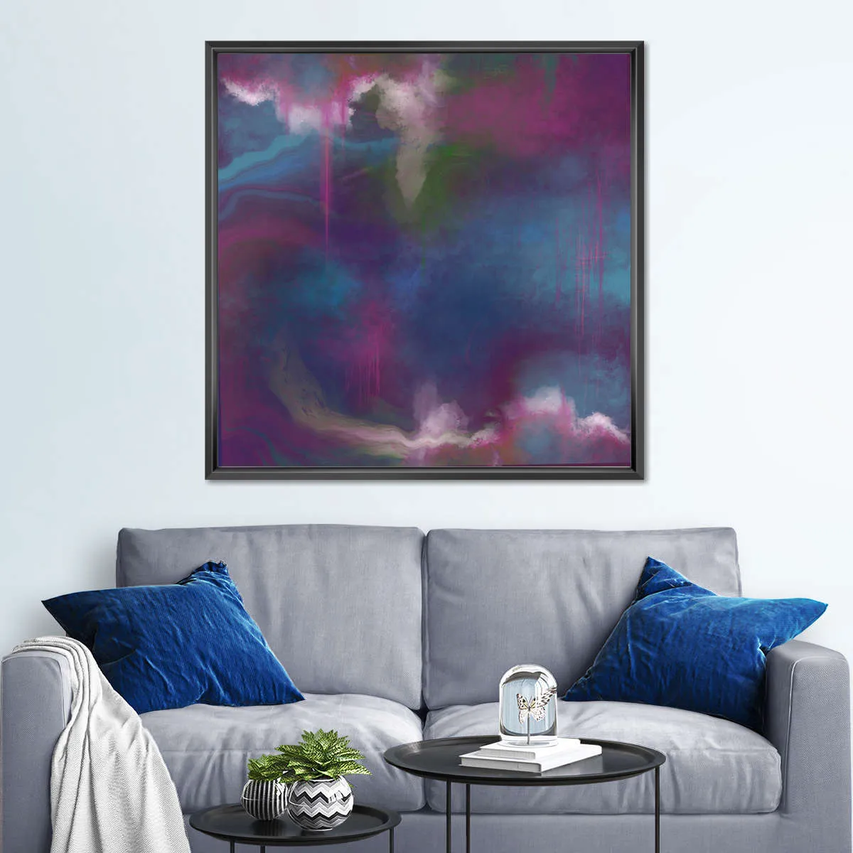 A Deep Blue Wall Art