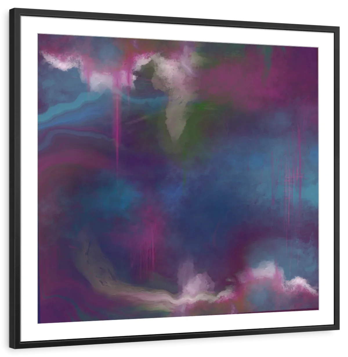 A Deep Blue Wall Art