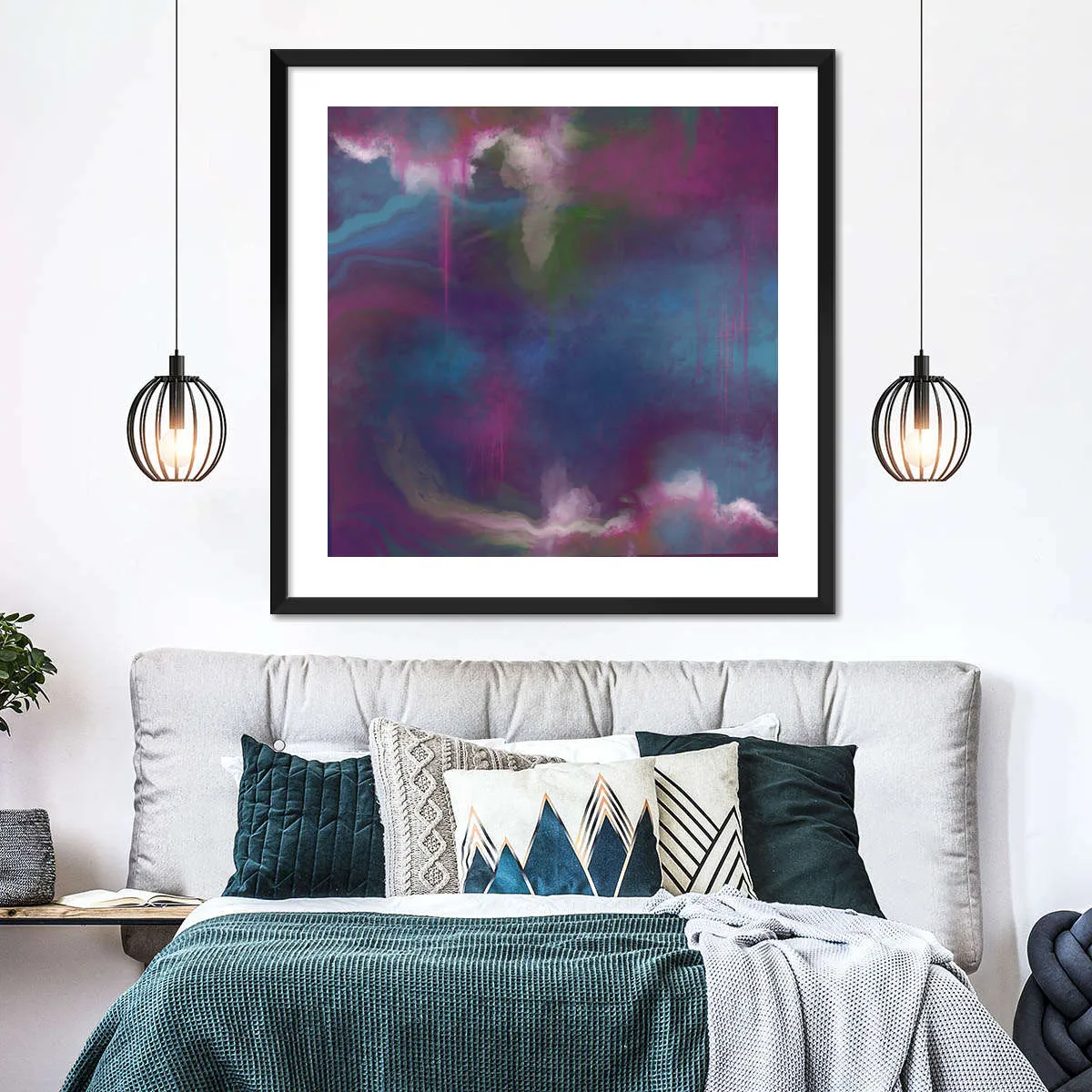 A Deep Blue Wall Art