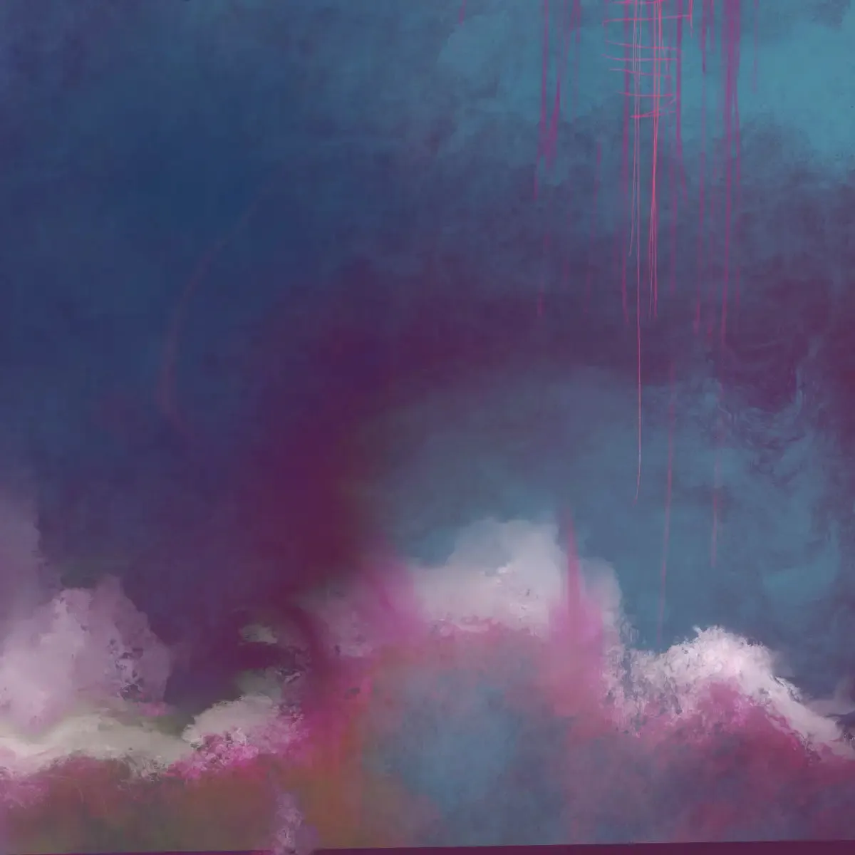 A Deep Blue Wall Art