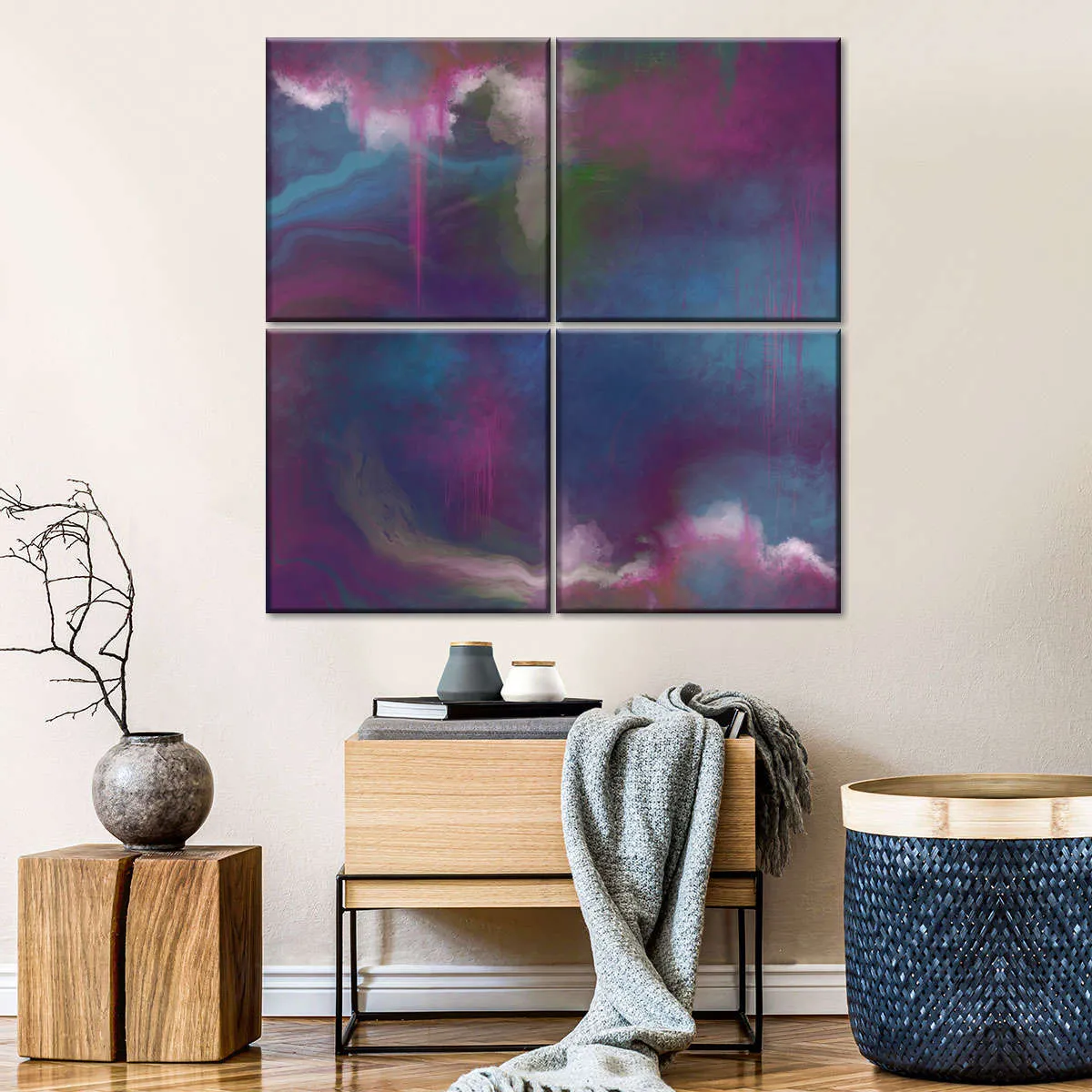 A Deep Blue Wall Art