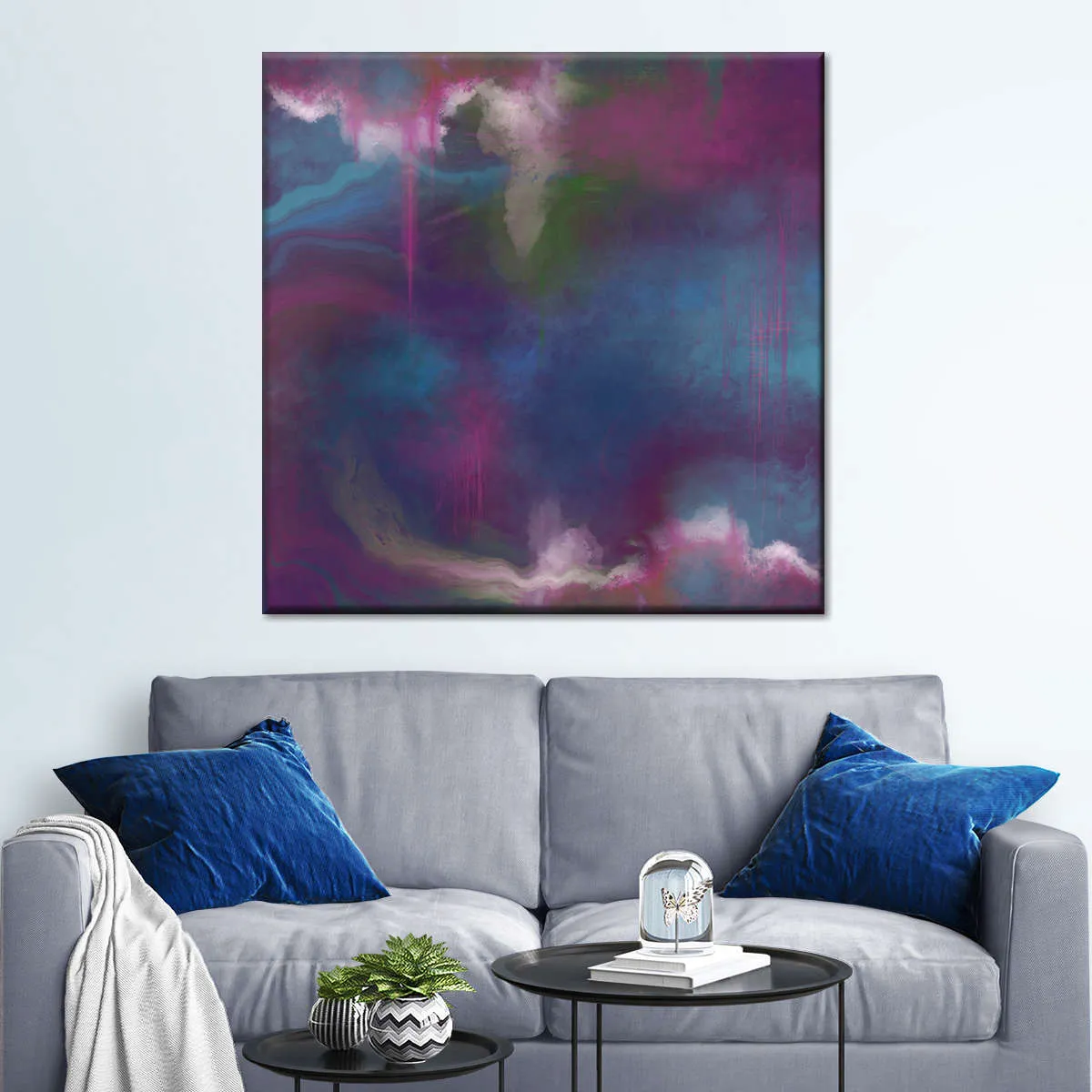 A Deep Blue Wall Art