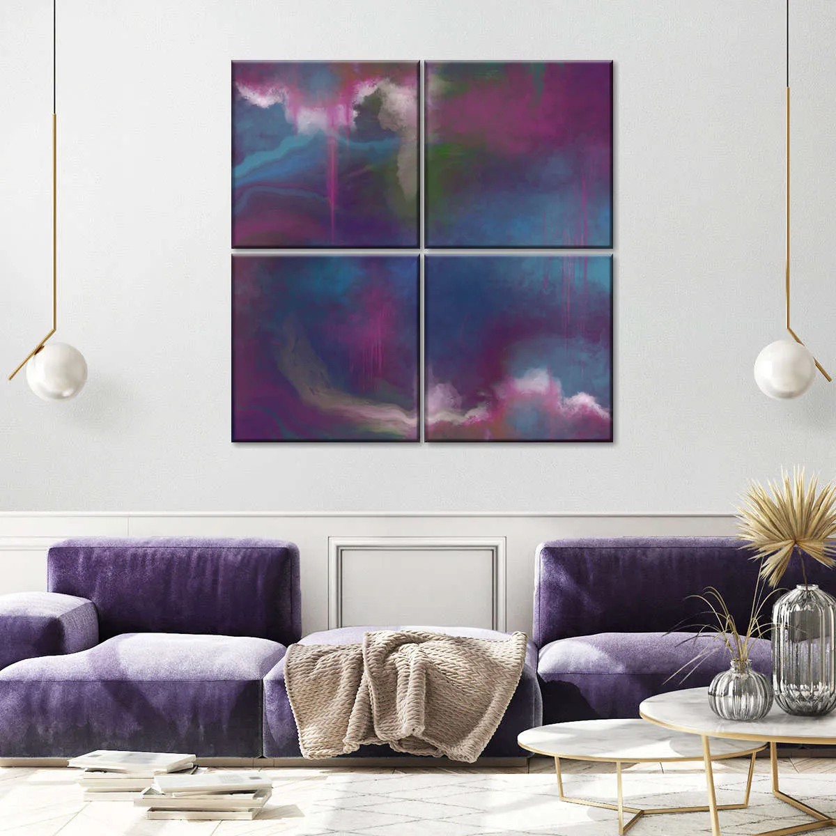 A Deep Blue Wall Art
