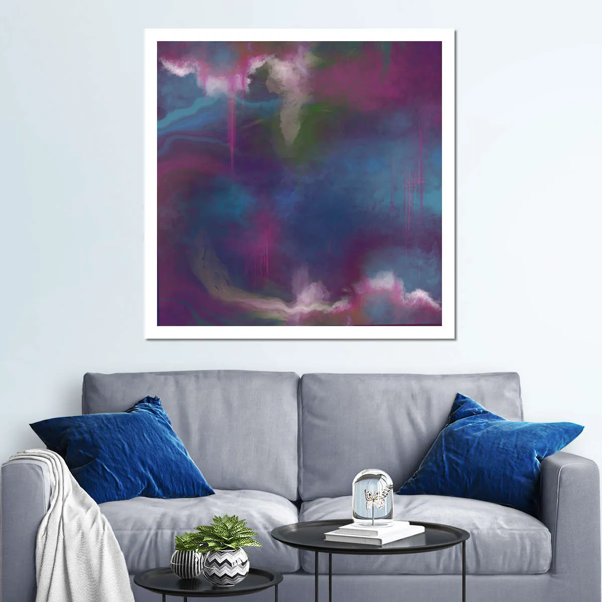 A Deep Blue Wall Art