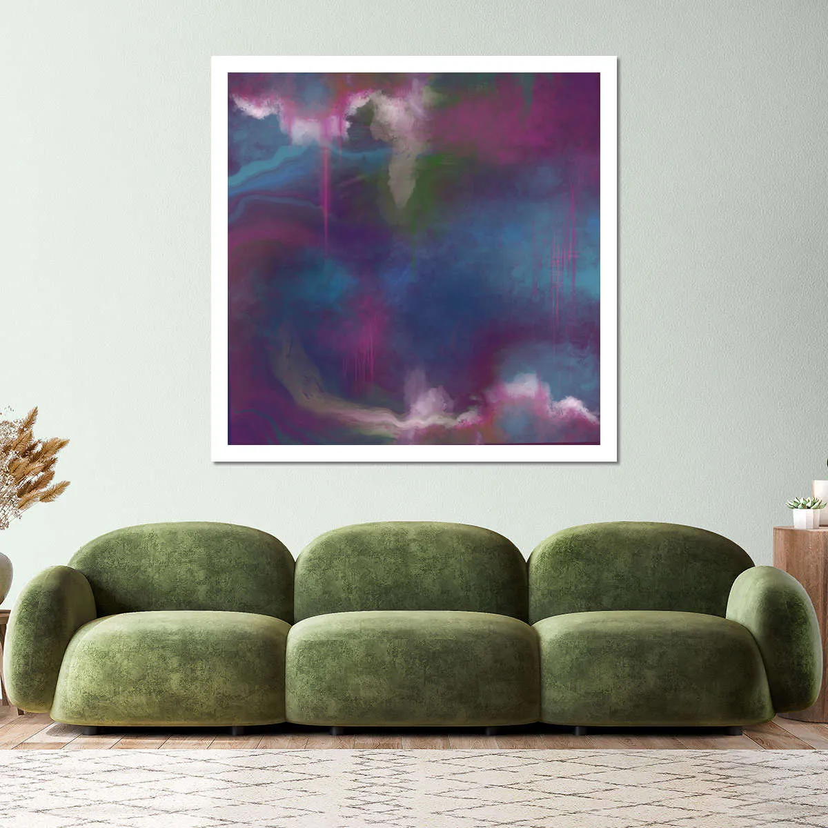 A Deep Blue Wall Art