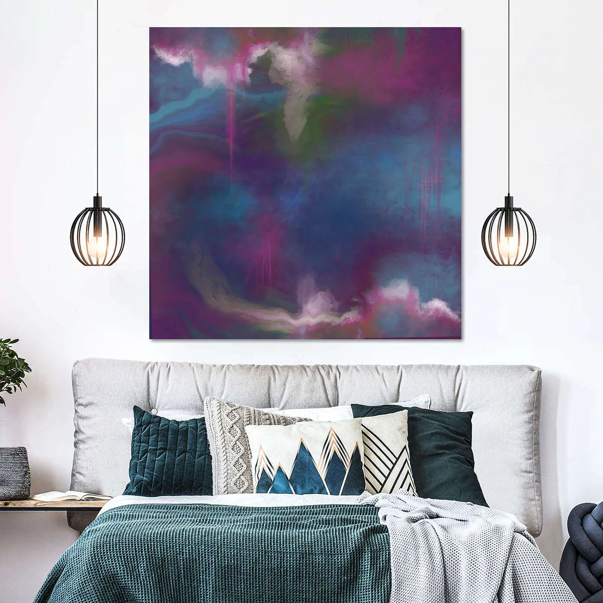 A Deep Blue Wall Art