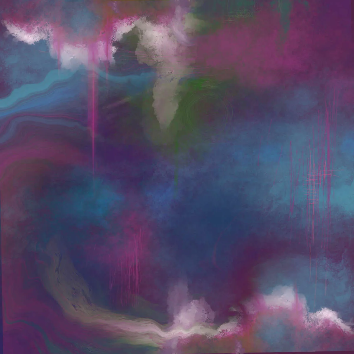 A Deep Blue Wall Art