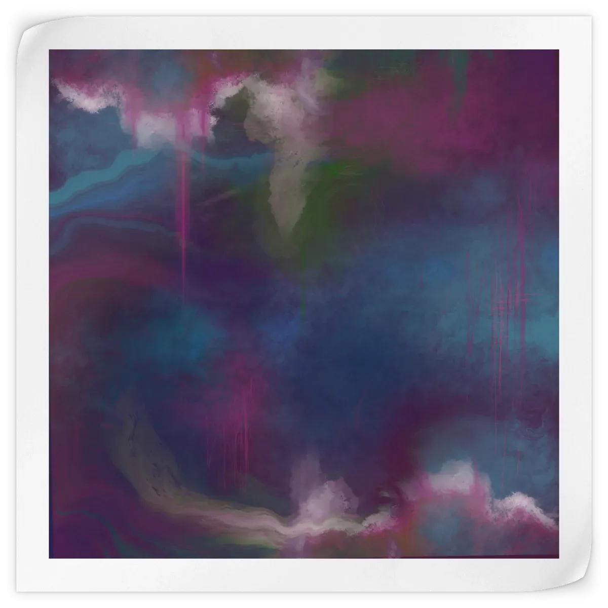 A Deep Blue Wall Art