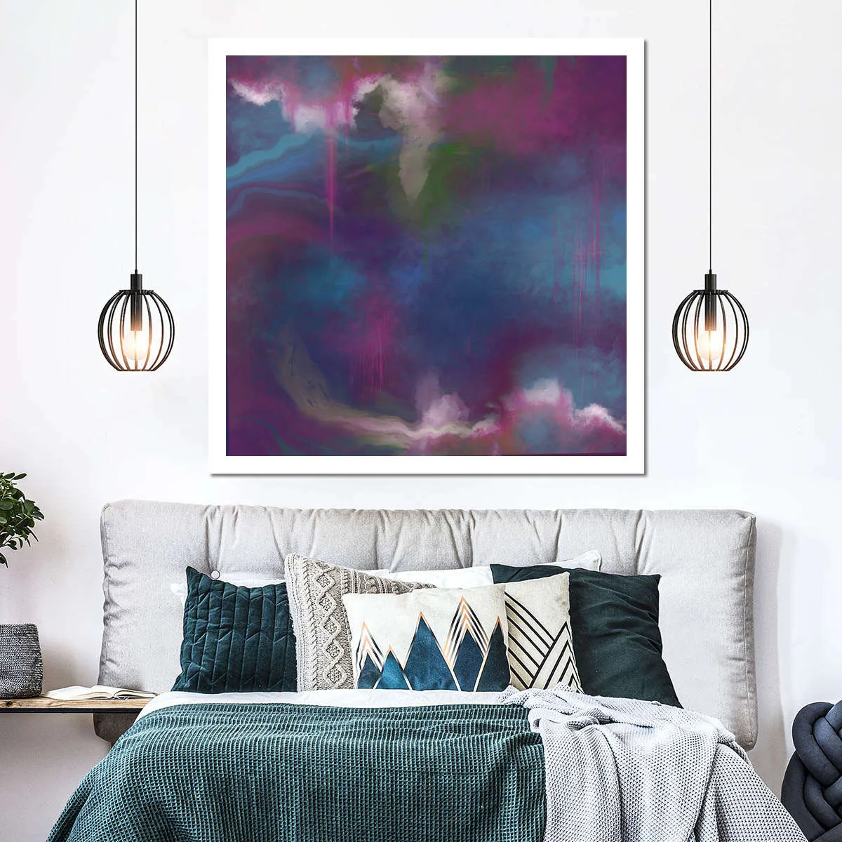 A Deep Blue Wall Art
