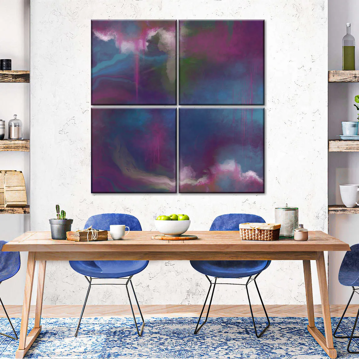 A Deep Blue Wall Art