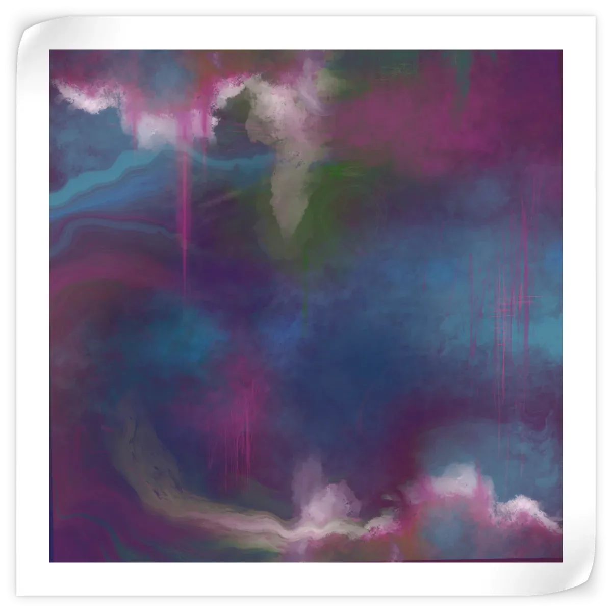 A Deep Blue Wall Art