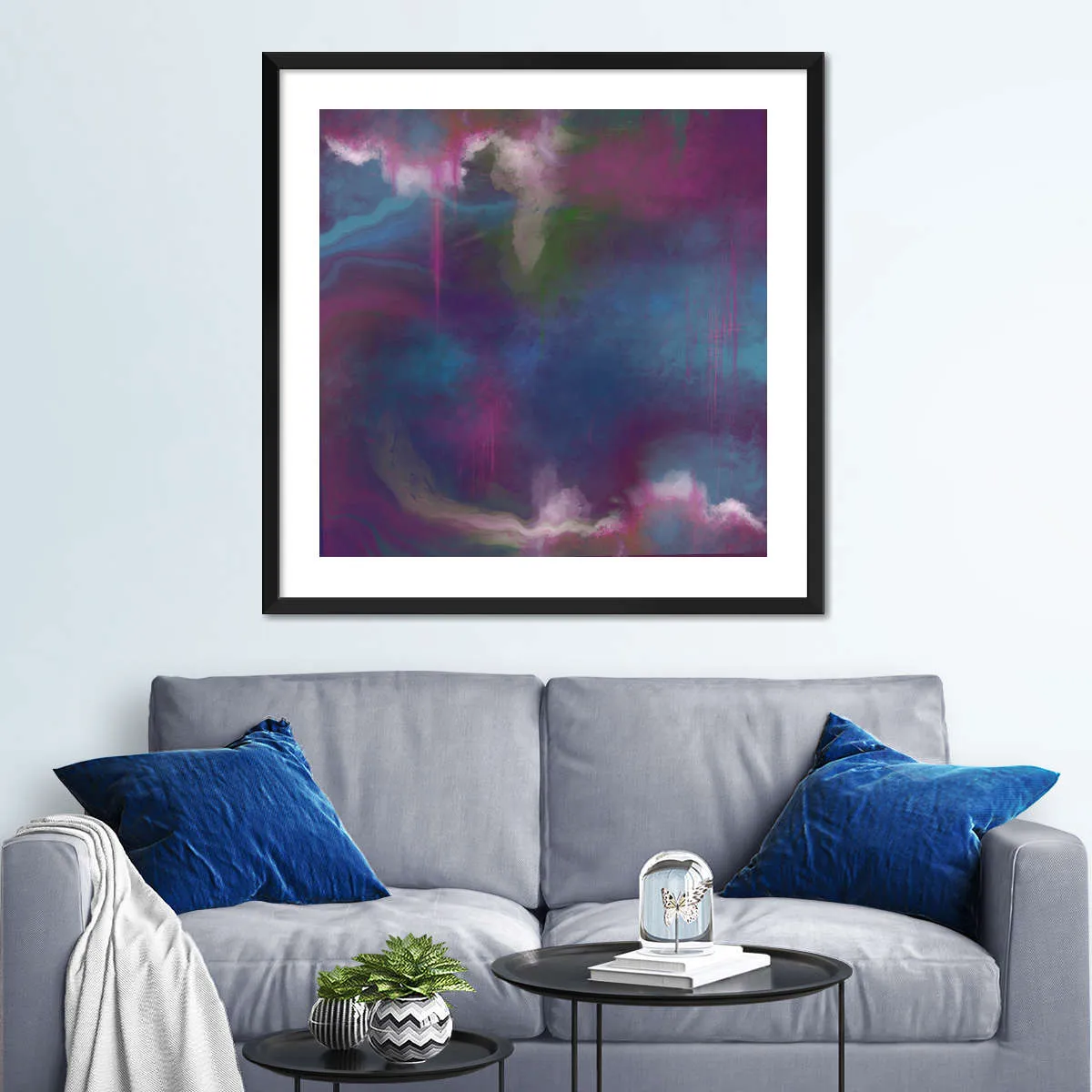 A Deep Blue Wall Art