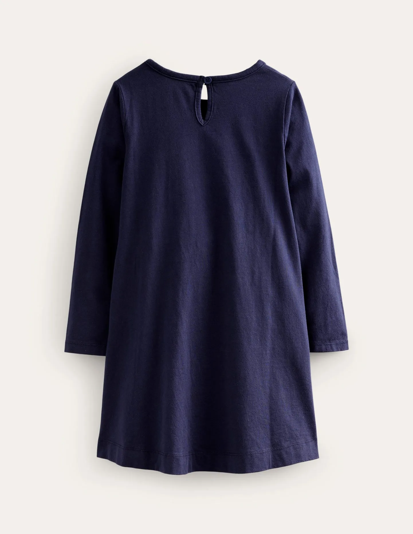 Advent Calendar Appliqué Dress-French Navy