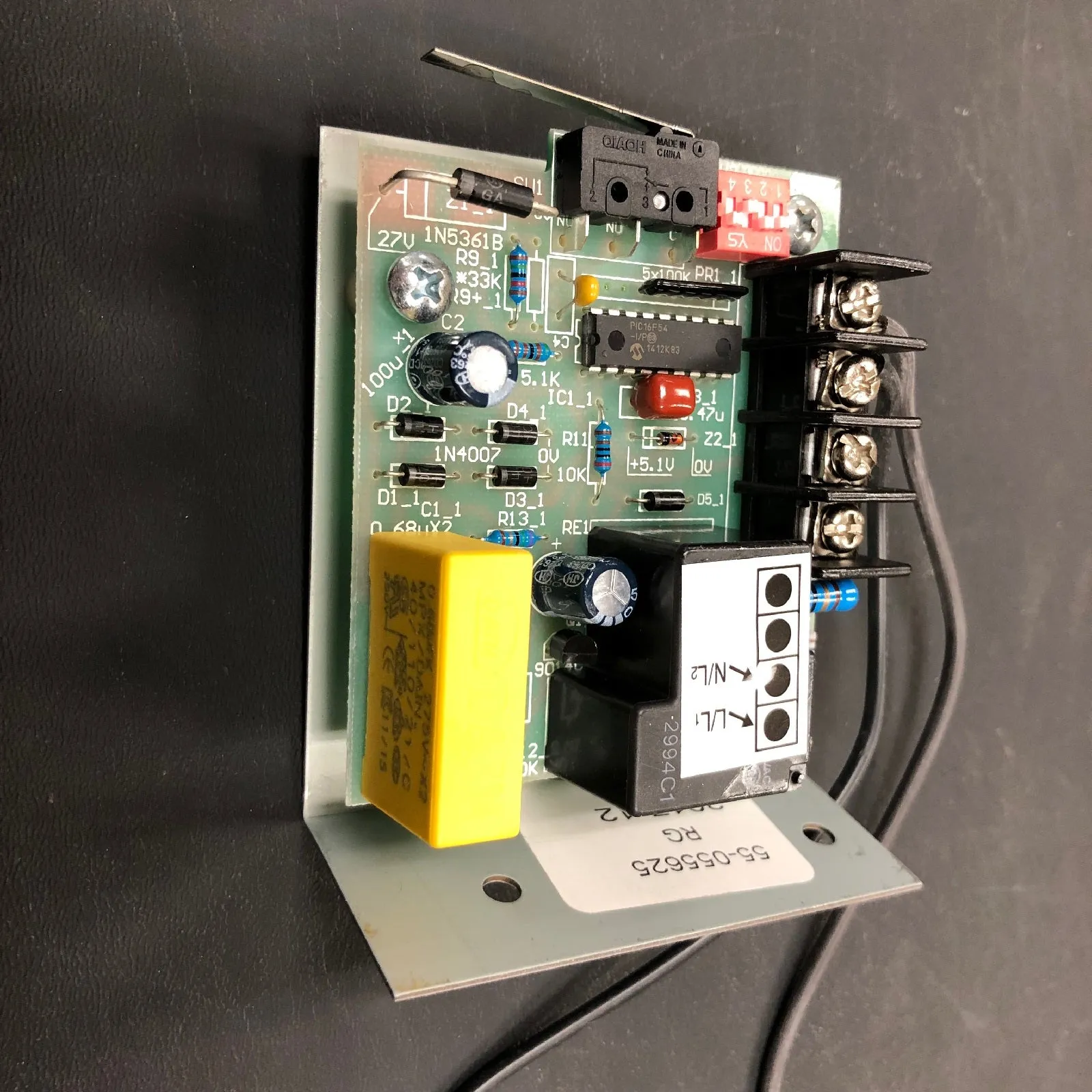 ASI 0110 TRADITIONAL Series Push-Button Model (110V/120V) CIRCUIT BOARD/MICRO SWITCH TIMER ASSY (Part# 055625)
