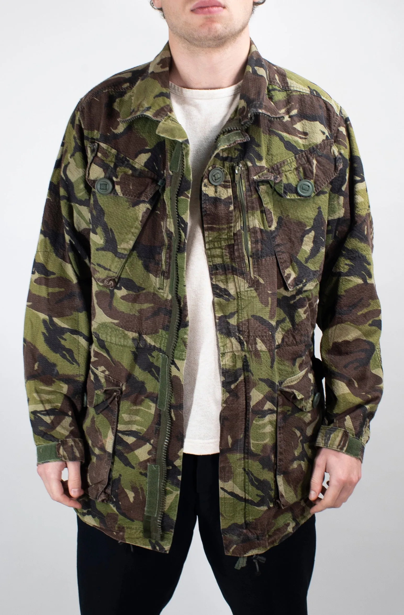 British Soldier 95 DPM Woodland Camouflage Rip-Stop Jacket - DISTRESSED RANGE