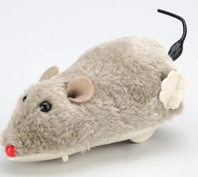 Cat's Plush Mouse Mechanical Toy