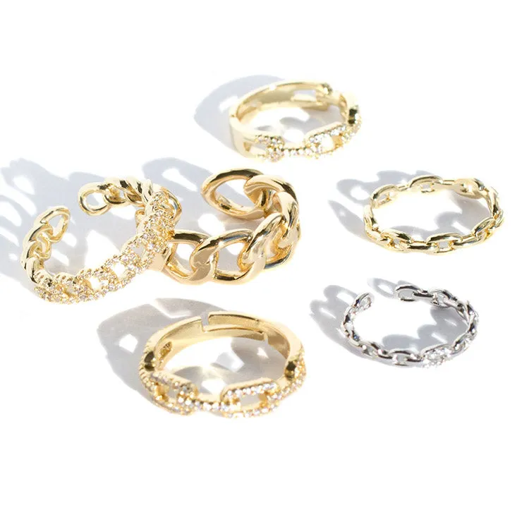 Chunky Chain Link Ring
