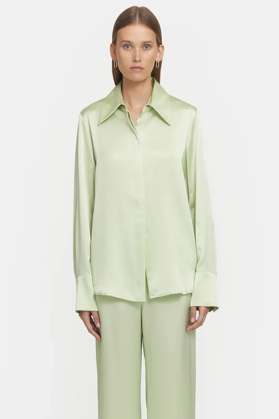 Countdown Shirt Matcha Green