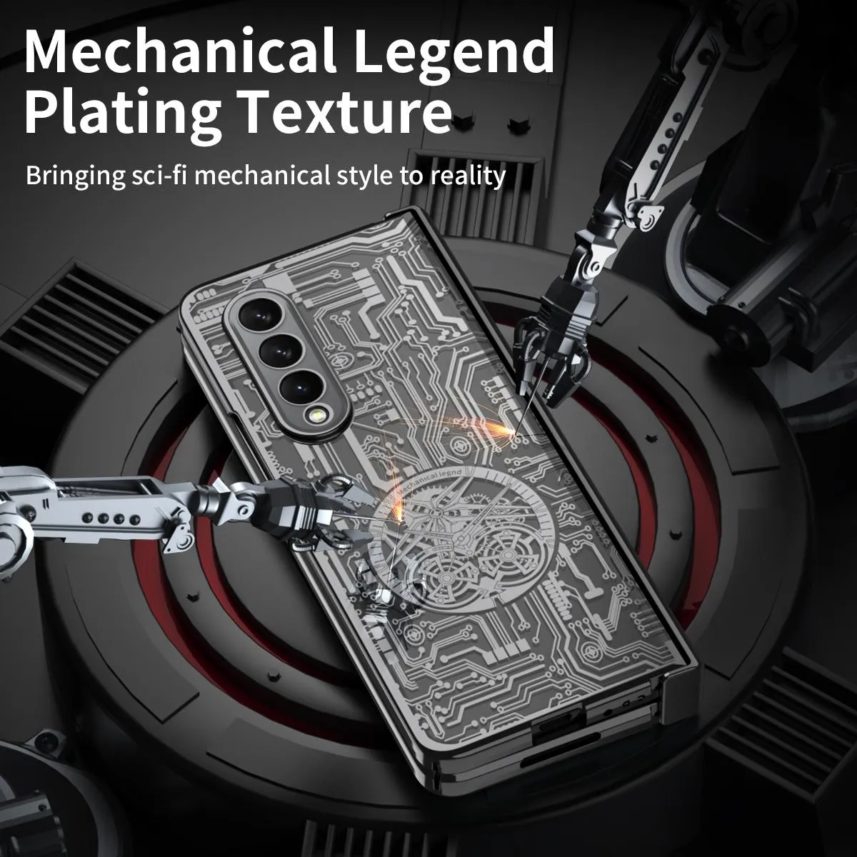 Foldable Electroplated Phone Case - Mechanical Legend 4.5g