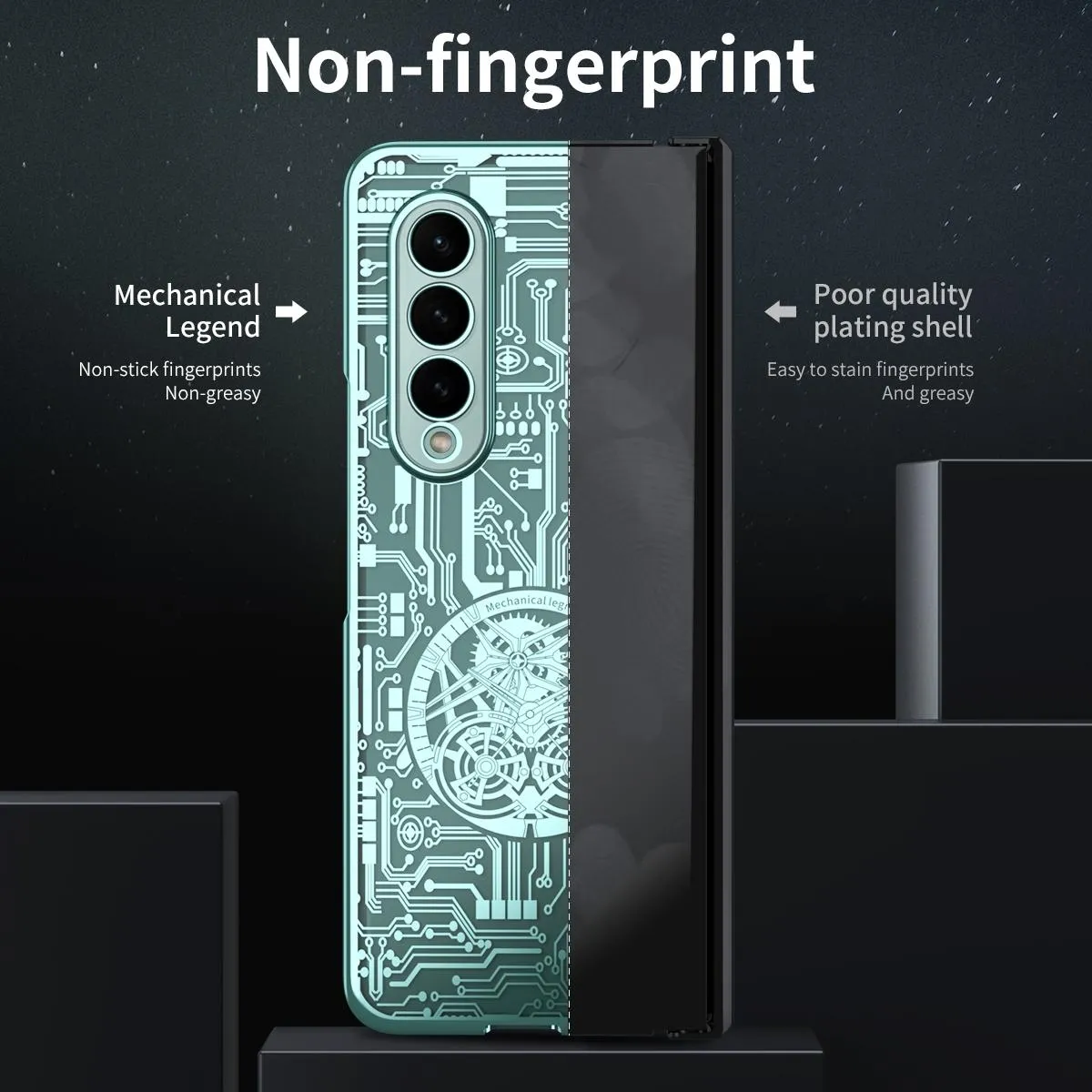 Foldable Electroplated Phone Case - Mechanical Legend 4.5g