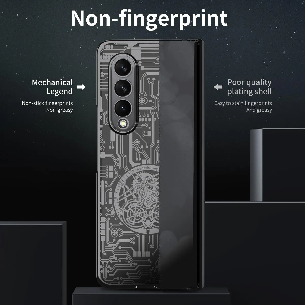Foldable Electroplated Phone Case - Mechanical Legend 4.5g