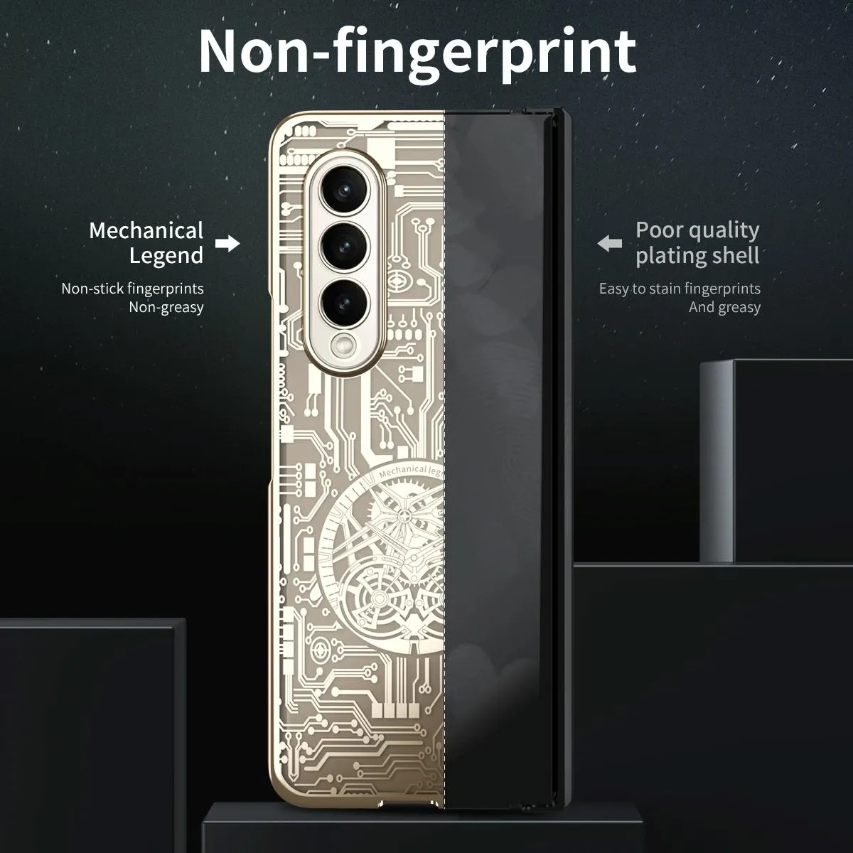 Foldable Electroplated Phone Case - Mechanical Legend 4.5g