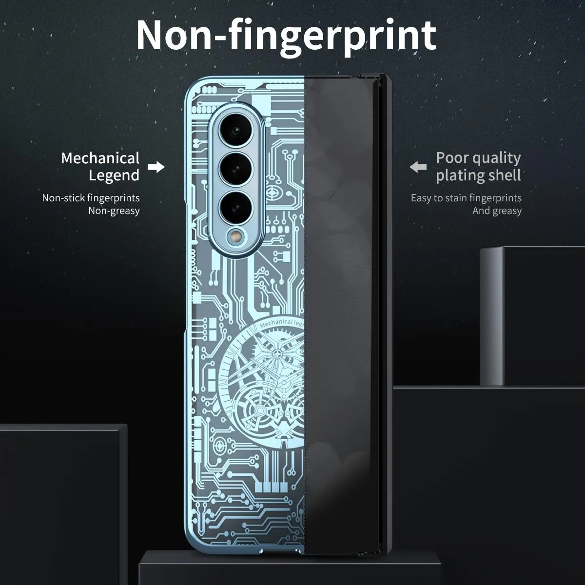 Foldable Electroplated Phone Case - Mechanical Legend 4.5g