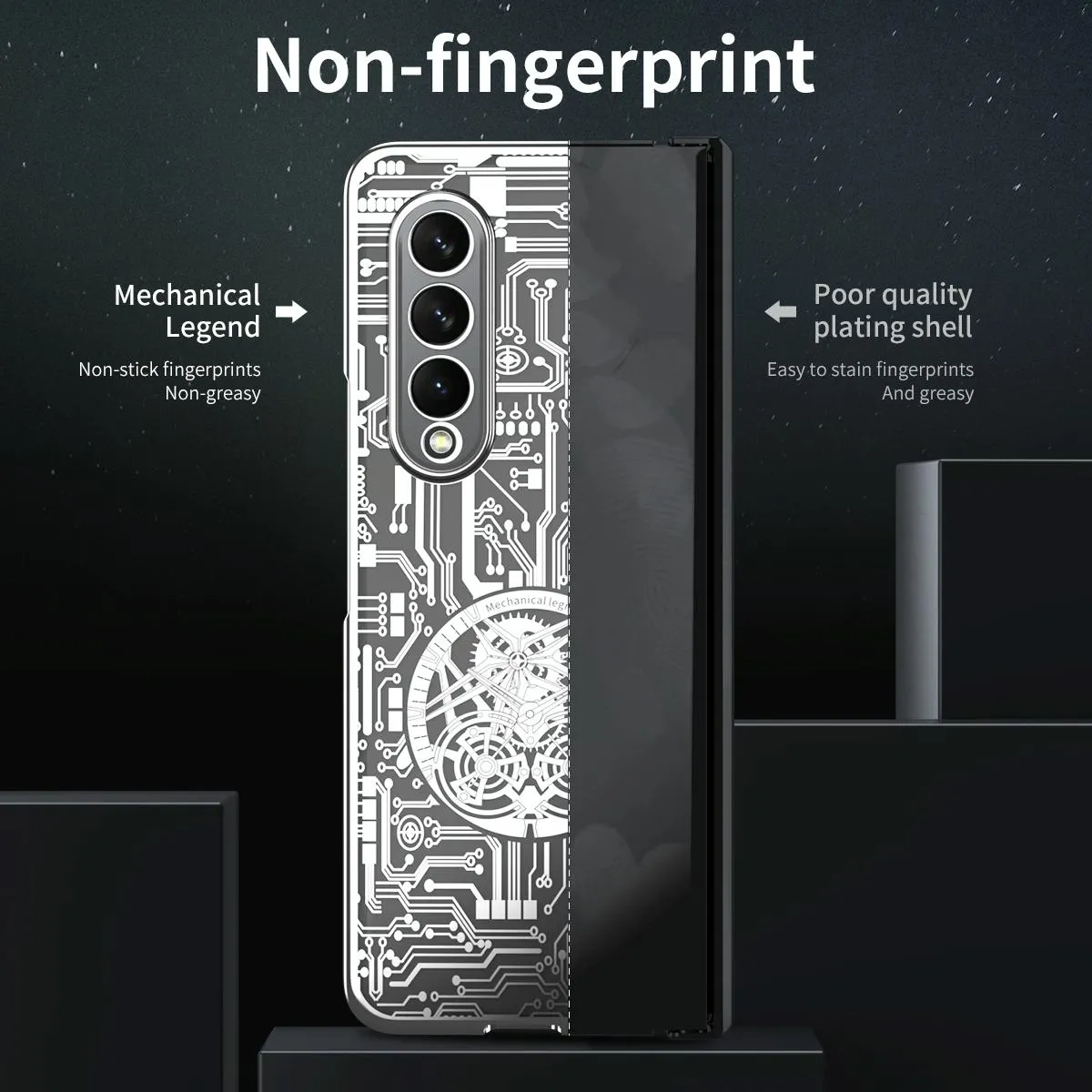 Foldable Electroplated Phone Case - Mechanical Legend 4.5g