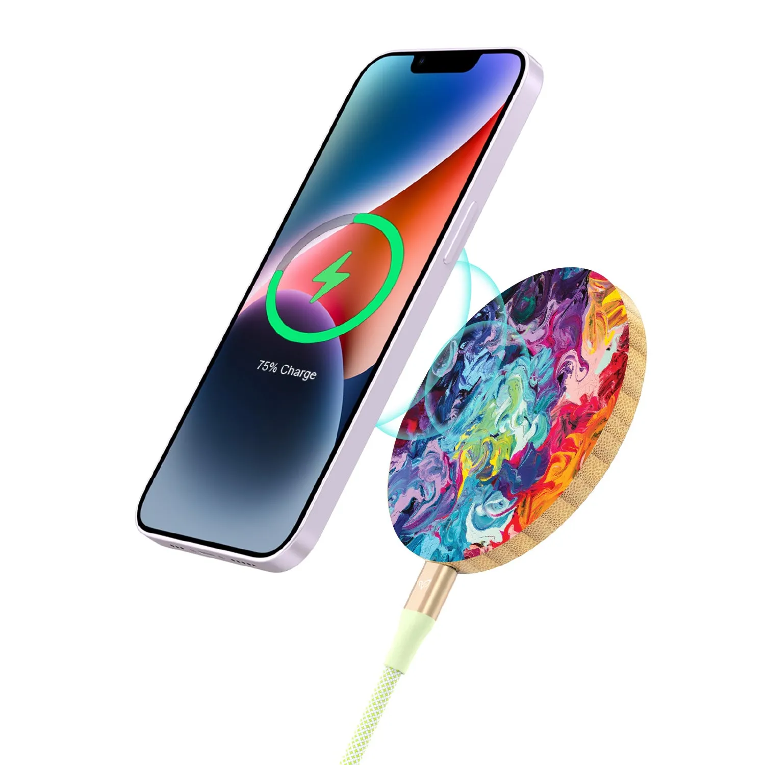 Give It A Swirl - Bamboo Wireless Charger