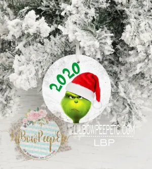Grinch 2020 Christmas Ornament