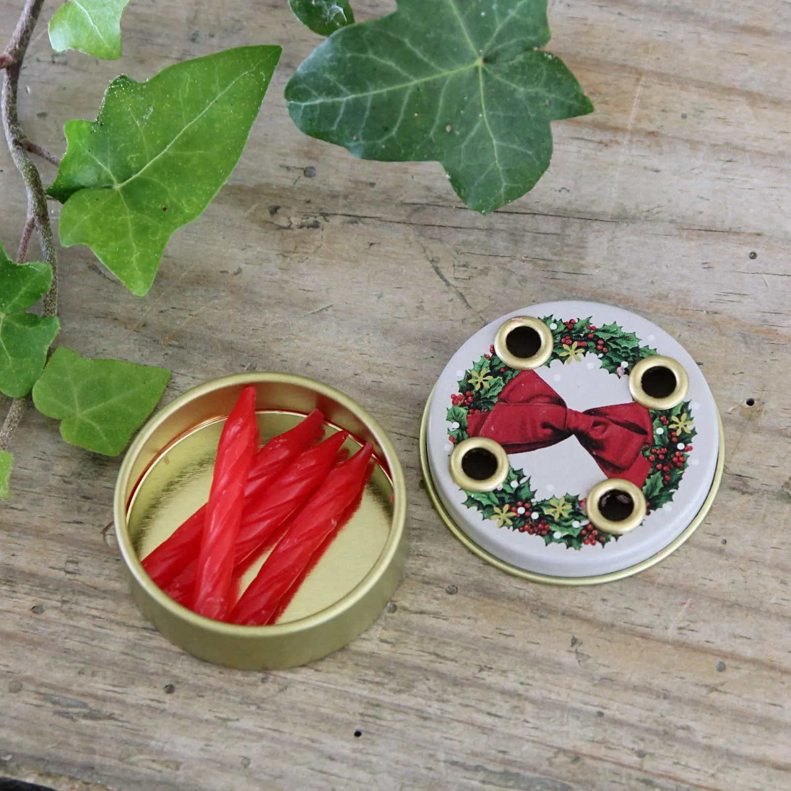 Miniature Advent Tin