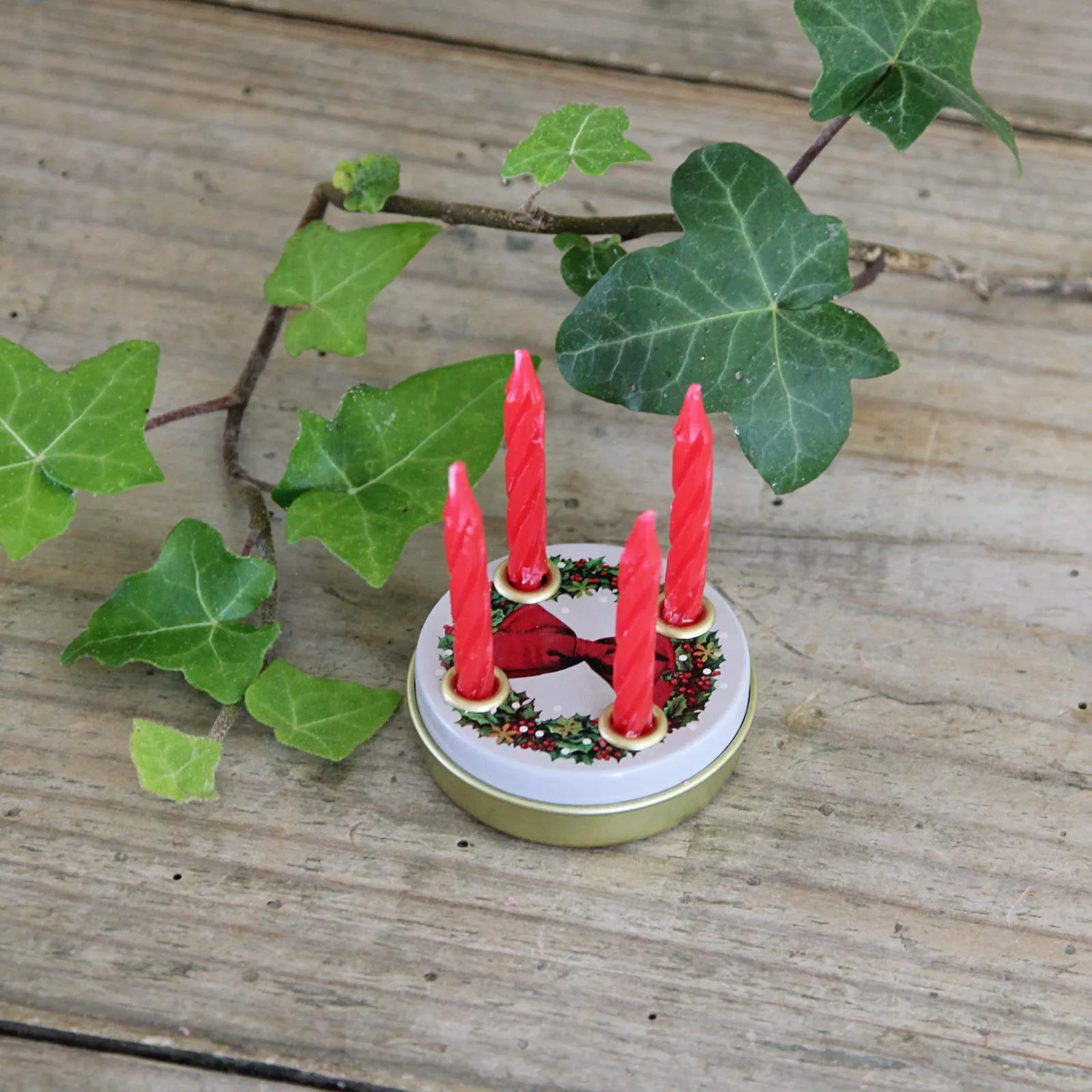 Miniature Advent Tin