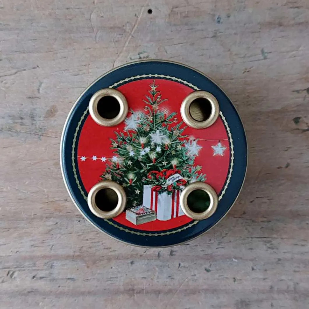 Miniature Advent Tin