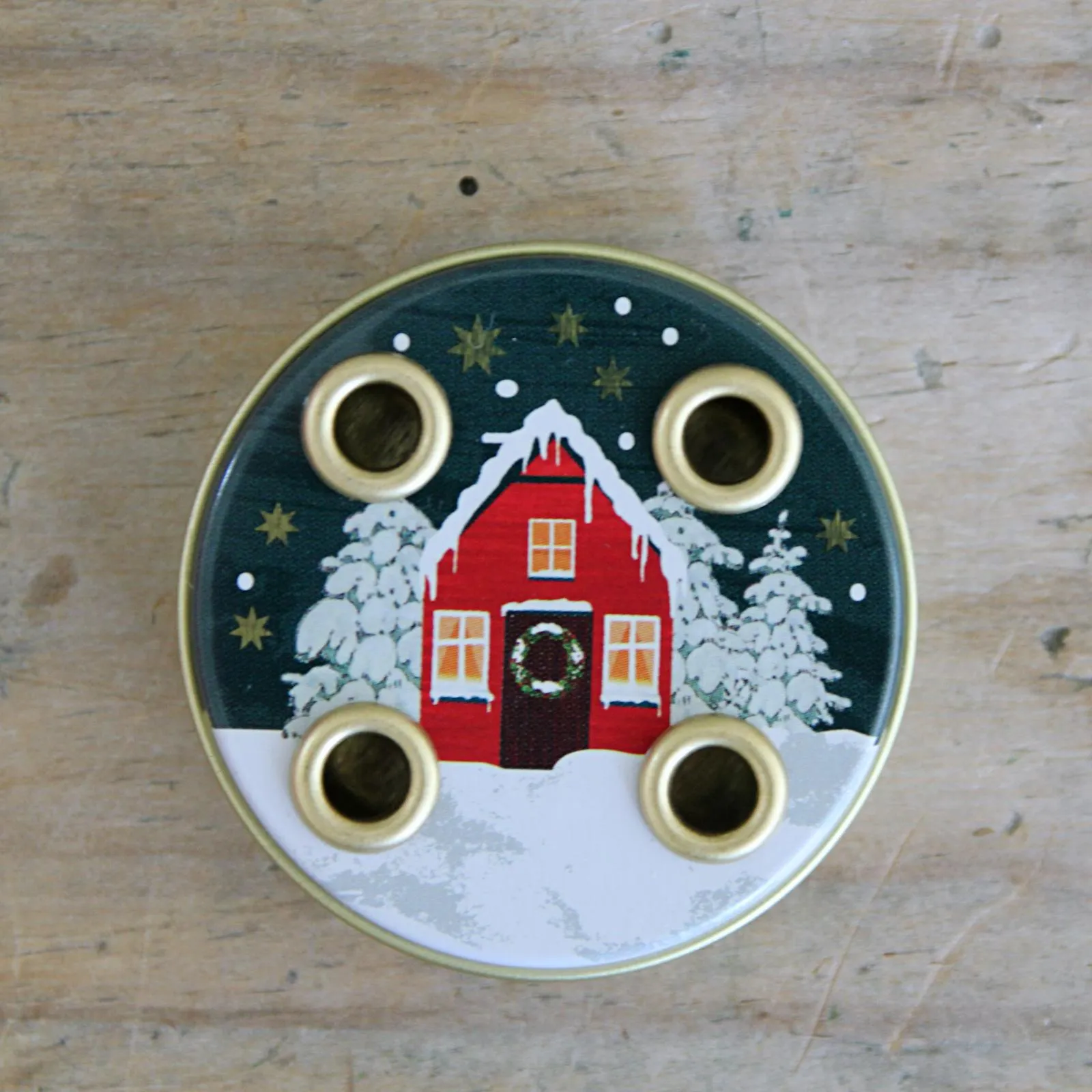 Miniature Advent Tin