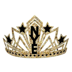 New Year's Eve Glitter Crown