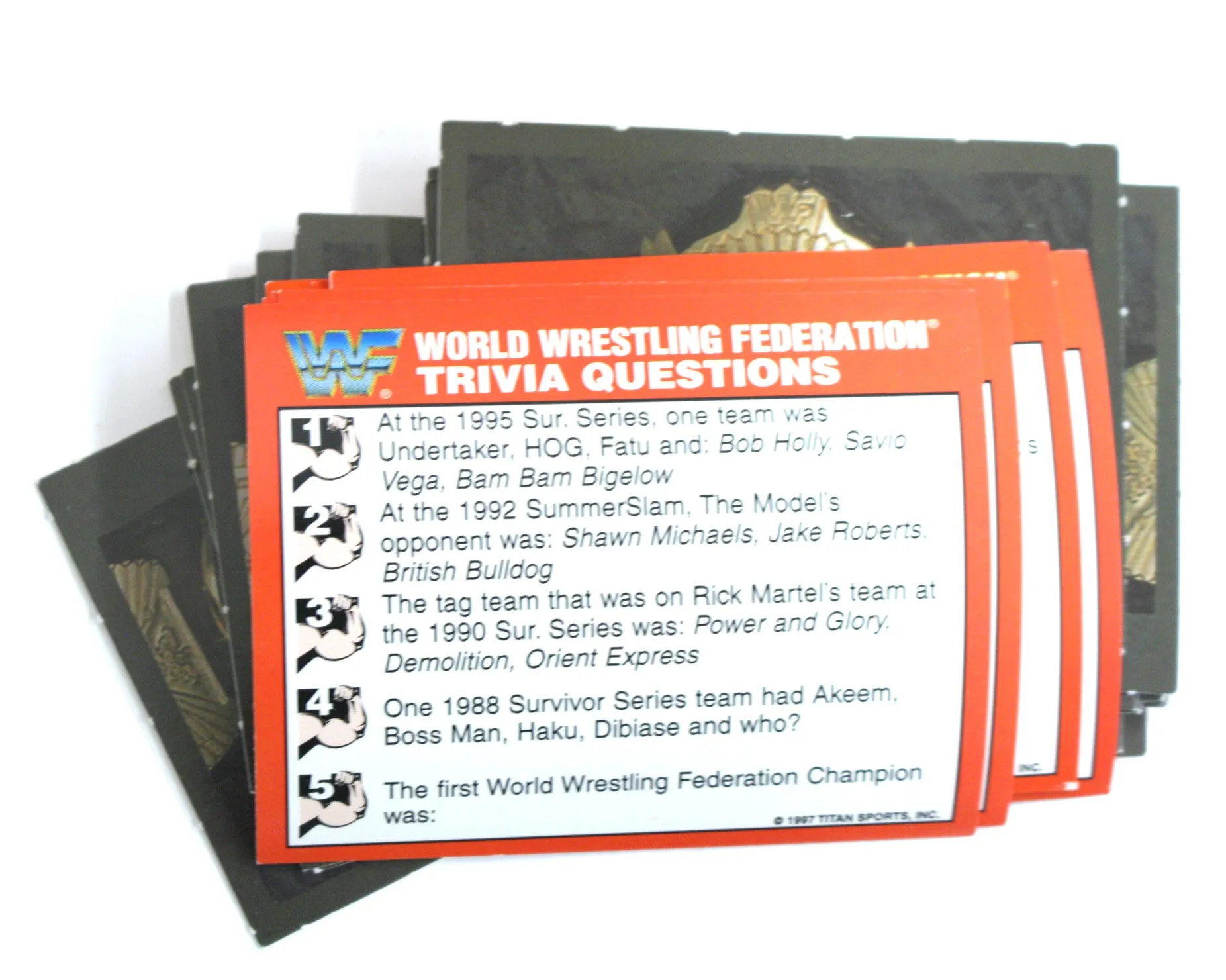 WWF TRIVIA GAME